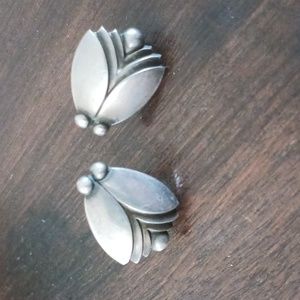 Georg Jensen 106 Sterling Silver screw back earrings